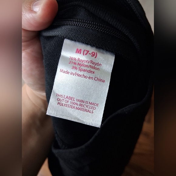 NoBo Ladies Medium 7-9 Black Pants - Picture 5 of 6